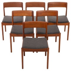 Set of 6 Teak Dining Chairs by Johannes Norgaard, Denmark 1960s