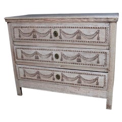 French Bleached Louis XVI Chest of Drawers, Circa 1820