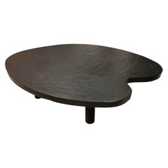 Free Form Graphic Coffee Table, Slate Top, 1970s