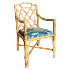 1980s Bamboo Armchair in Oriental Style for The English Market