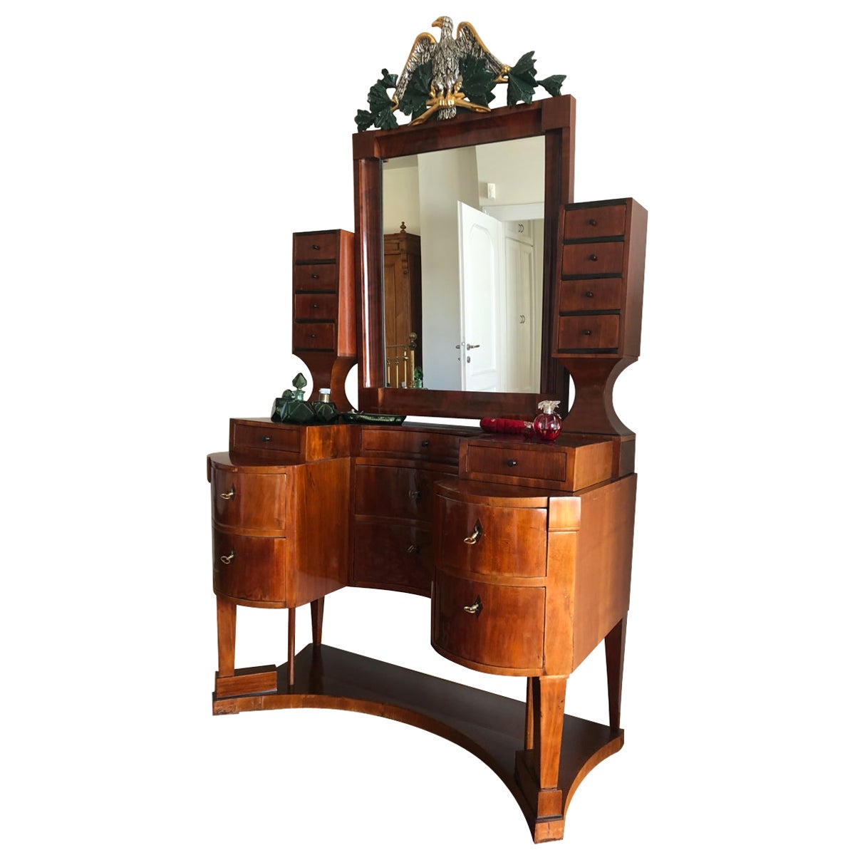 Biedermeier Mahogany Dressing Table from the First Half of XIX Century For Sale