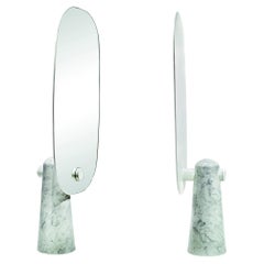 White Iconic Mirror by Dan Yeffet and Lucie Koldova for La Chance