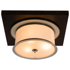 Vintage Extremely Rare Functionalist Flush Mount, 1930s