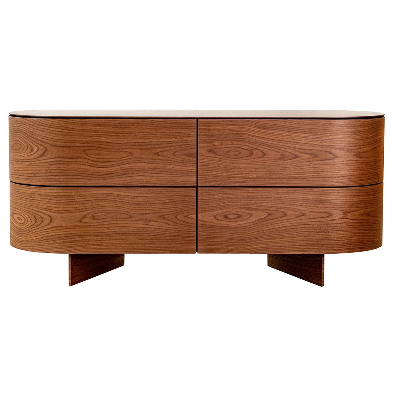 Walnut Chest of Drawers, Cassina