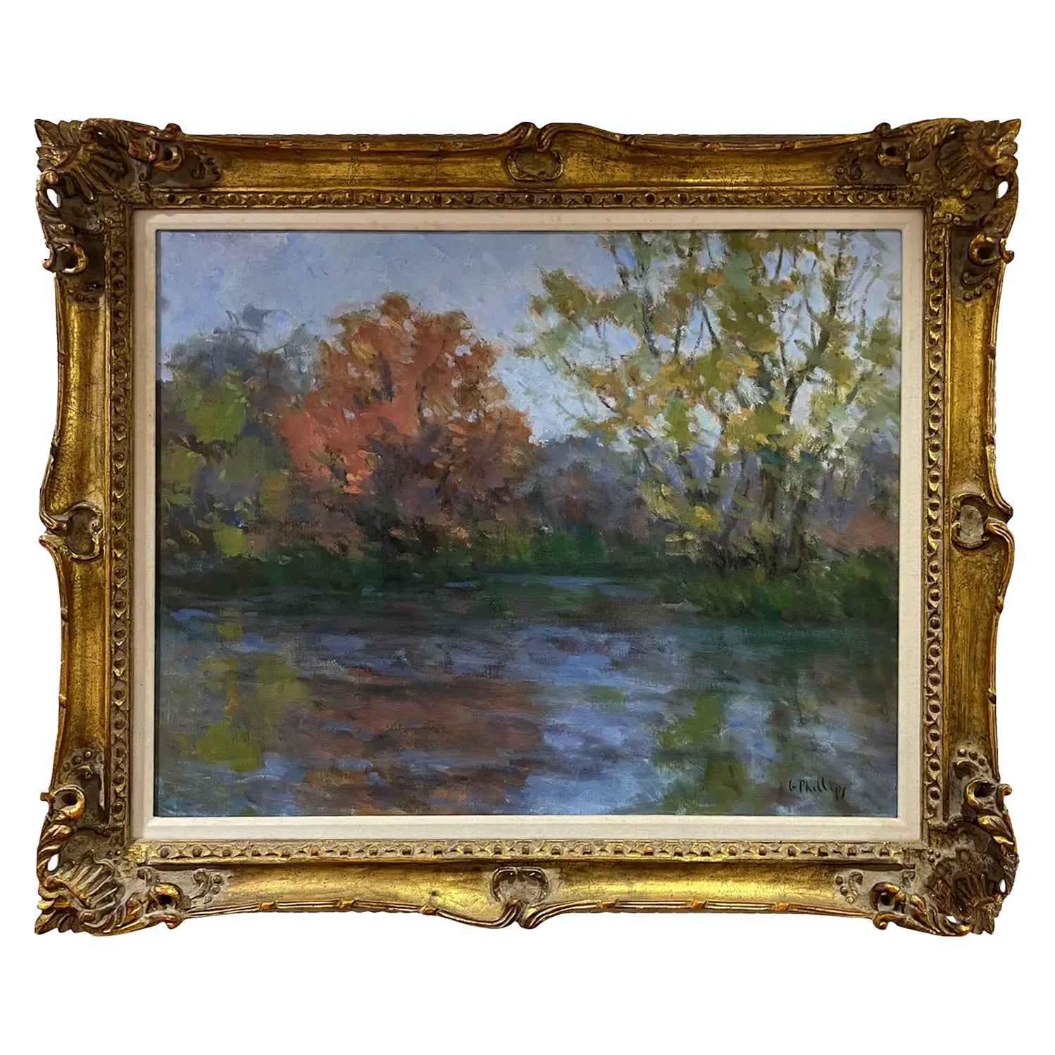 Impressionist Plein Air Signed Philips