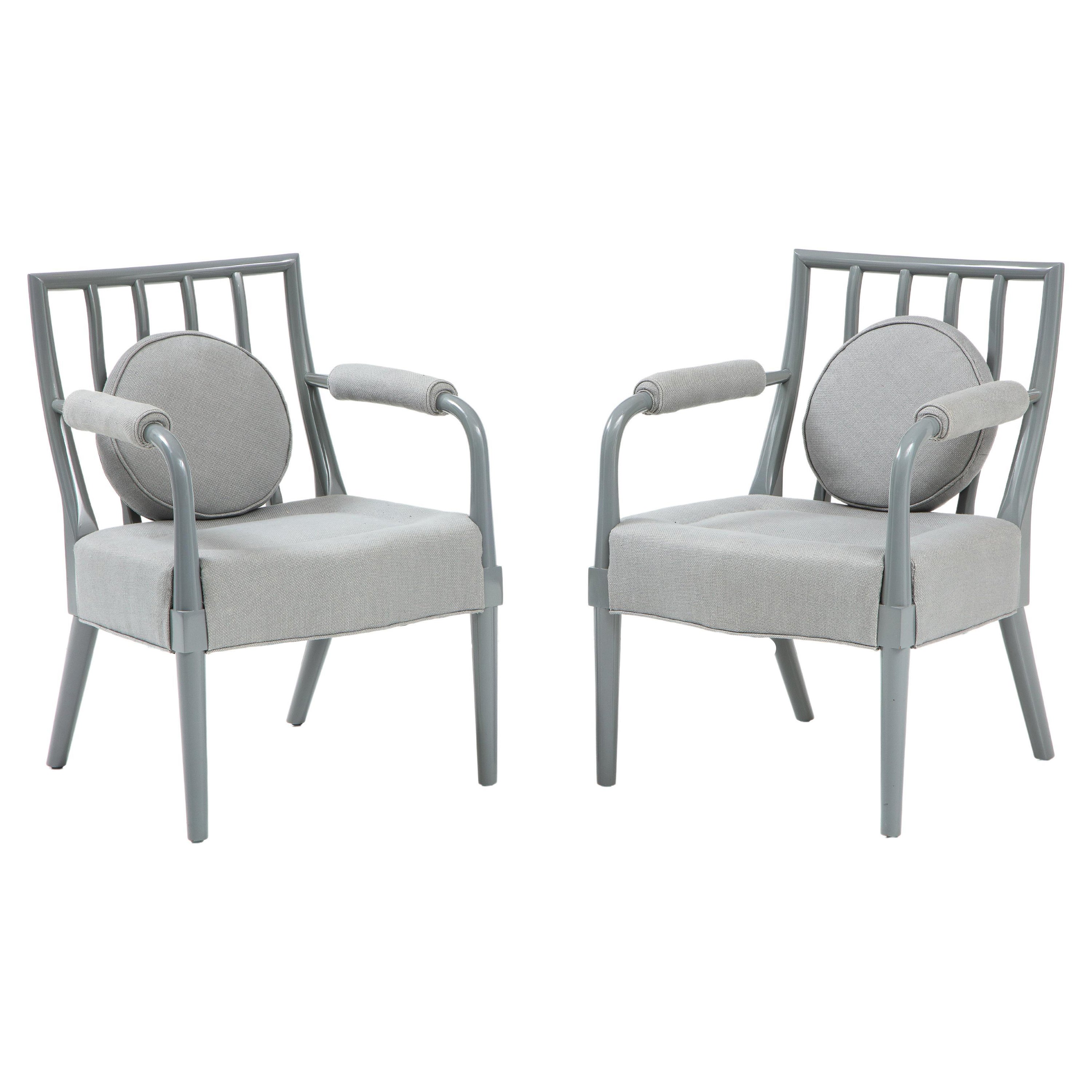 Pair of Armchairs by T.H. Robsjohn-Gibbings, United States, c. 1950