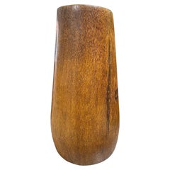 Gran Jarrón de Raíz de Bambú Tallado Espécimen de Madera Natural Orgánico Esculpido Wabi-Sabi
