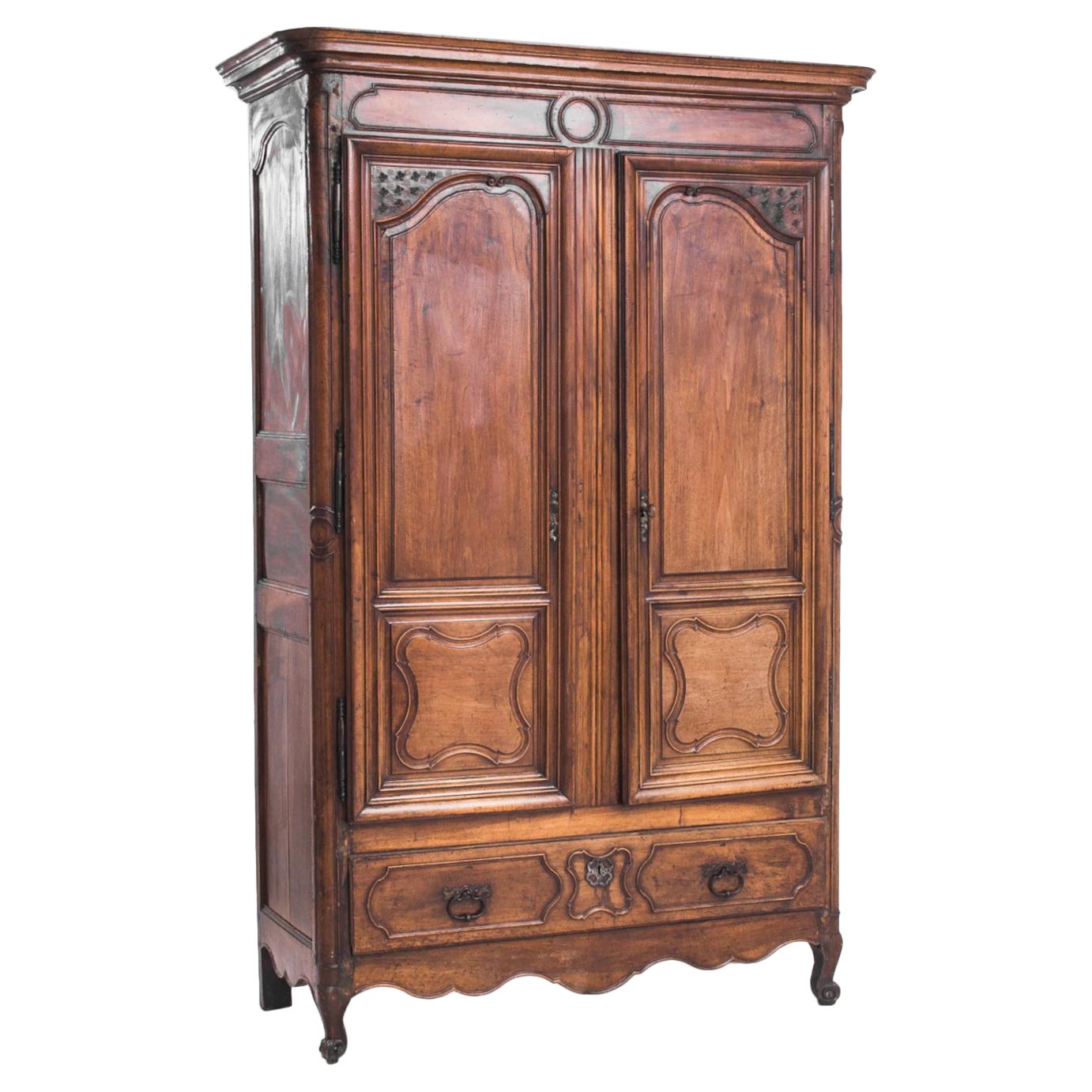 1780s French Provincial Armoire For Sale