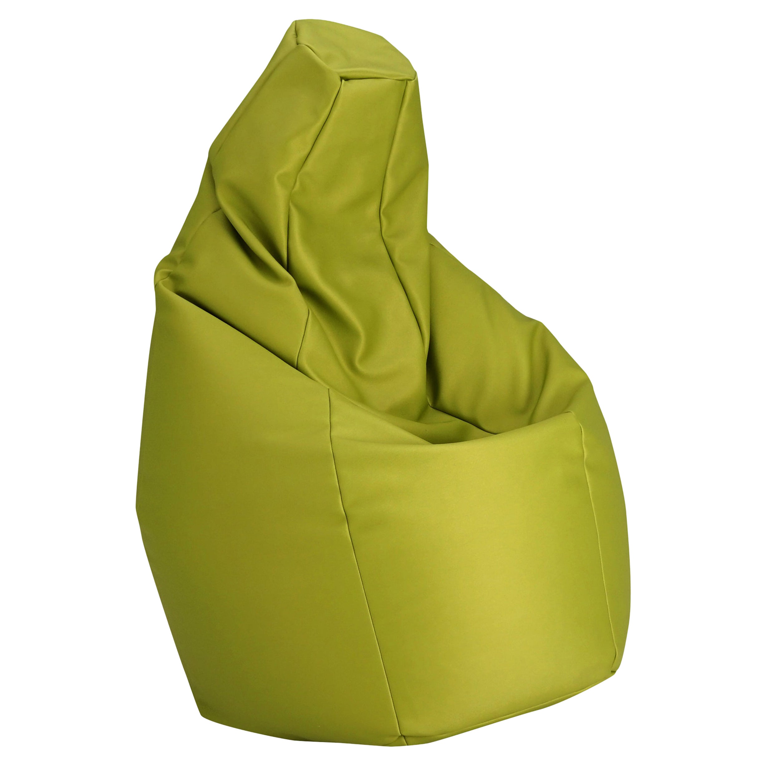 Zanotta Medium Sacco in Green Vip Fabric by Gatti, Paolini, Teodoro