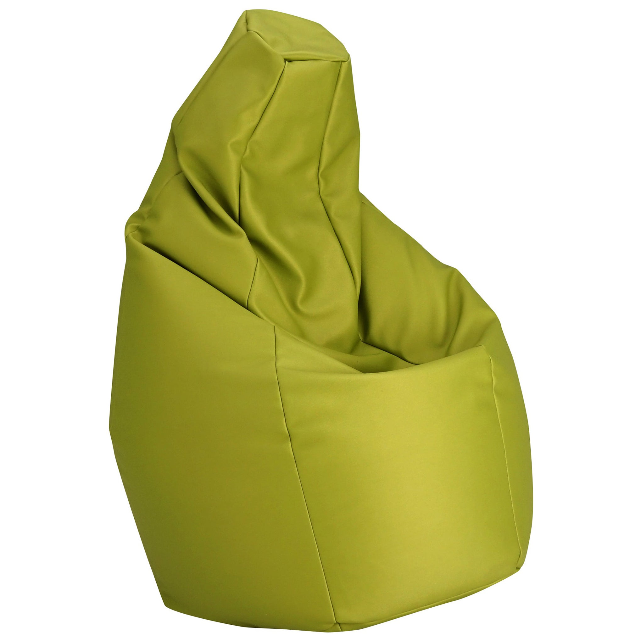 Zanotta Small Sacco in Green Vip Fabric by Gatti, Paolini, Teodoro For Sale