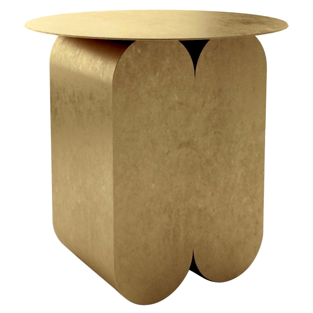 Gold Full Arches Arcade Side Table by Kasadamo