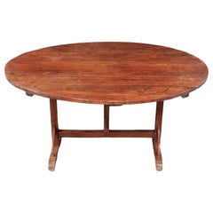 Antique French Wine Tasting Table