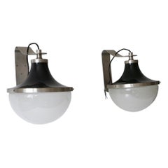 Set of Two Mid-Century Modern Sconces 'Pi' by Sergio Mazza for Artemide 1960s
