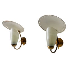 Set of Two Rare Mid-Century Modern Sputnik Sconces or Wall Lights Germany 1950s