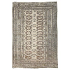 Tribal Mid-20th Century Handmade Central Asian Turkoman Accent Rug