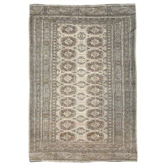 Tribal Mid-20th Century Handmade Central Asian Turkoman Accent Rug