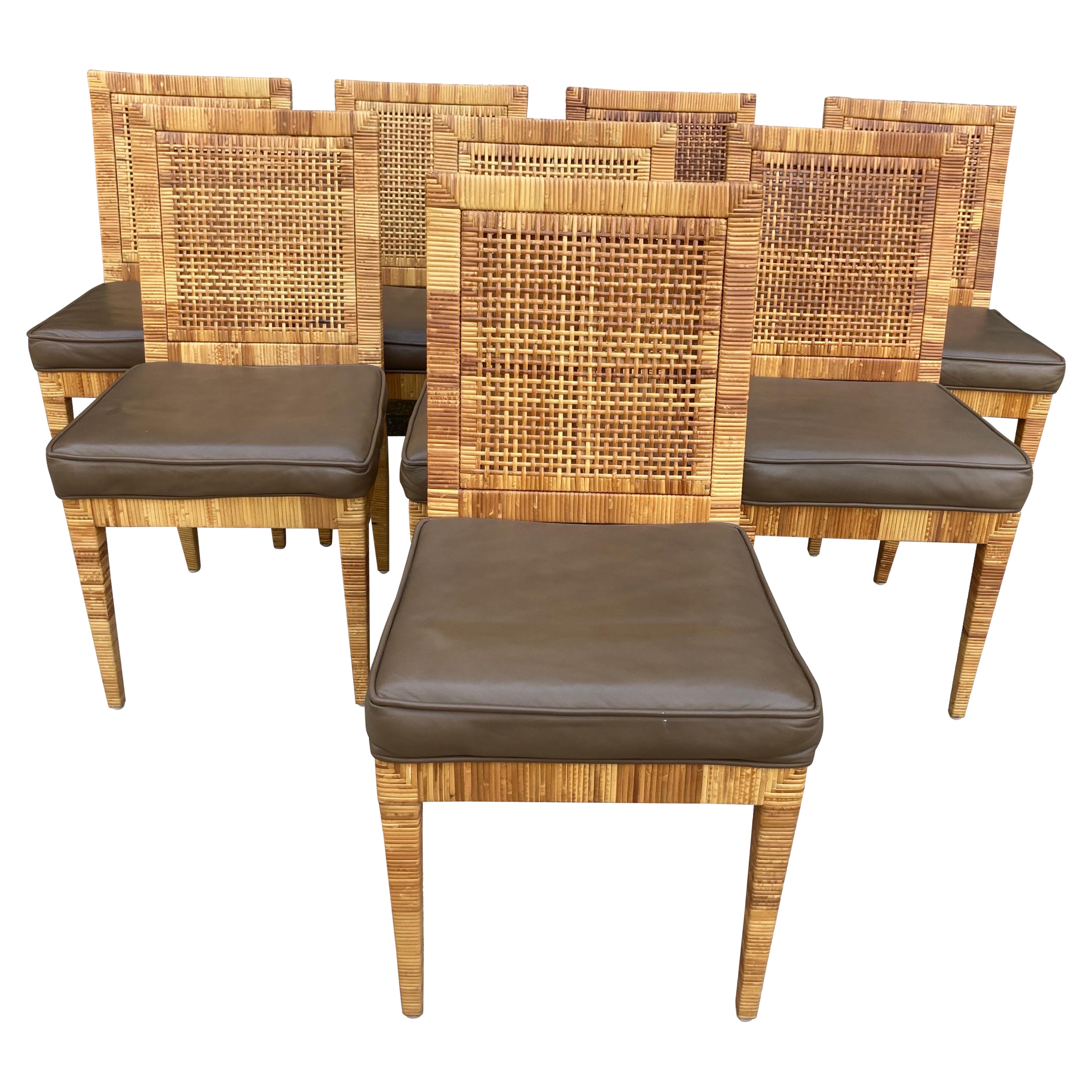 Set of 8 Bielecky Brothers Dining Chairs For Sale