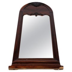 Antique miroir Christian VIII fabriqué en acajou des années 1860