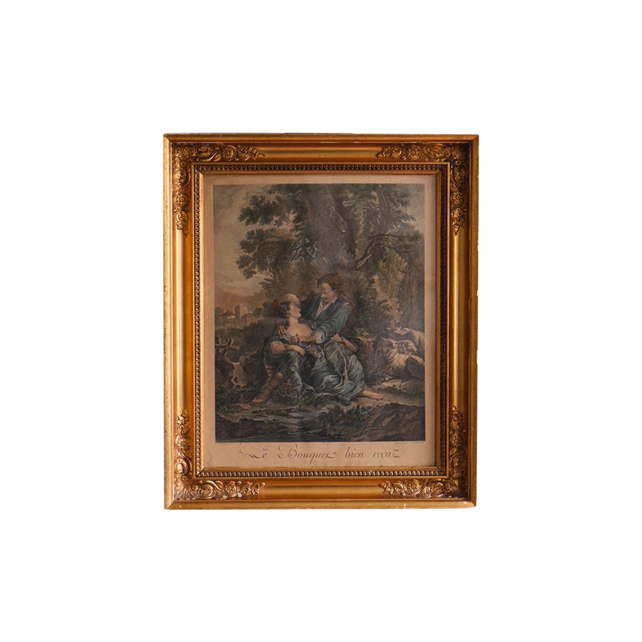 18th Century French Pastoral Scene, After François Boucher For Sale