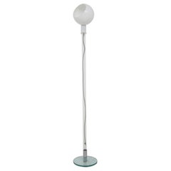 Lampadaire italien vintage en verre par Gae Aulenti