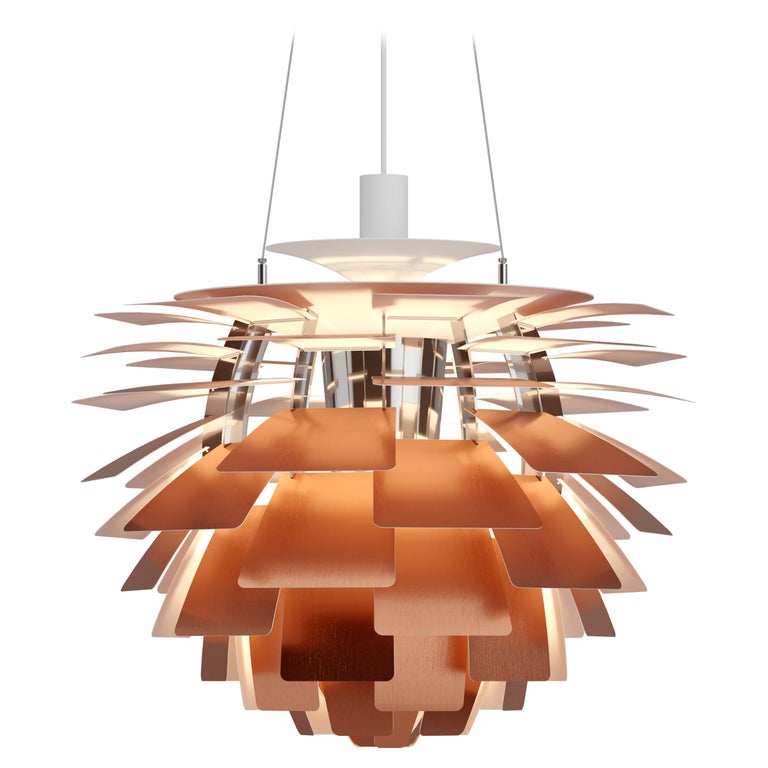 Louis Poulsen Small PH Artichoke Pendant Light in Copper by Poul Henningsen For Sale