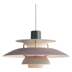 Louis Poulsen PH5 Mini Pendant Lamp in Gray by Poul Henningsen