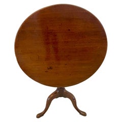 Antique George III Quality Mahogany Circular Centre Table