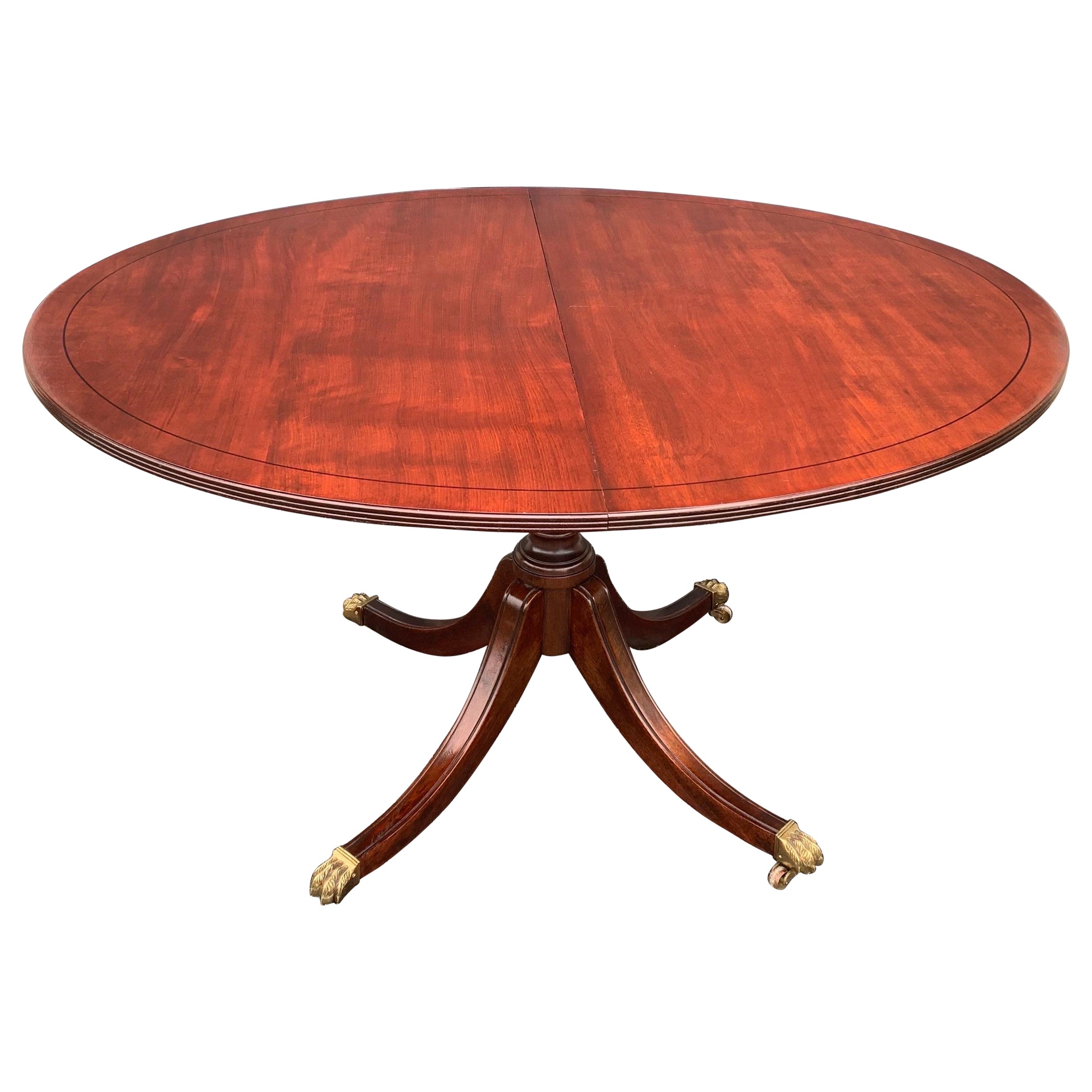Oval Onyx Pedestal Dining Table at 1stDibs