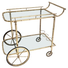 Vintage Bar Kart Trolley in the "Maison Baguès Style"