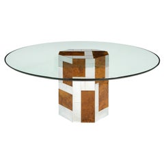 Vintage Paul Evans "Cityscape" Dining / Game Table 1970s, 'Signed'
