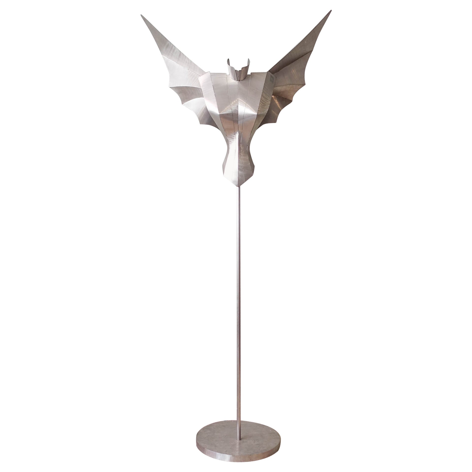 Sculptural Angel Floor Lamp by Reinhard Stubenrauch, 1990's