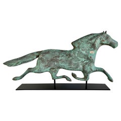 Copper Dexter Horse Mounted on Iron Base