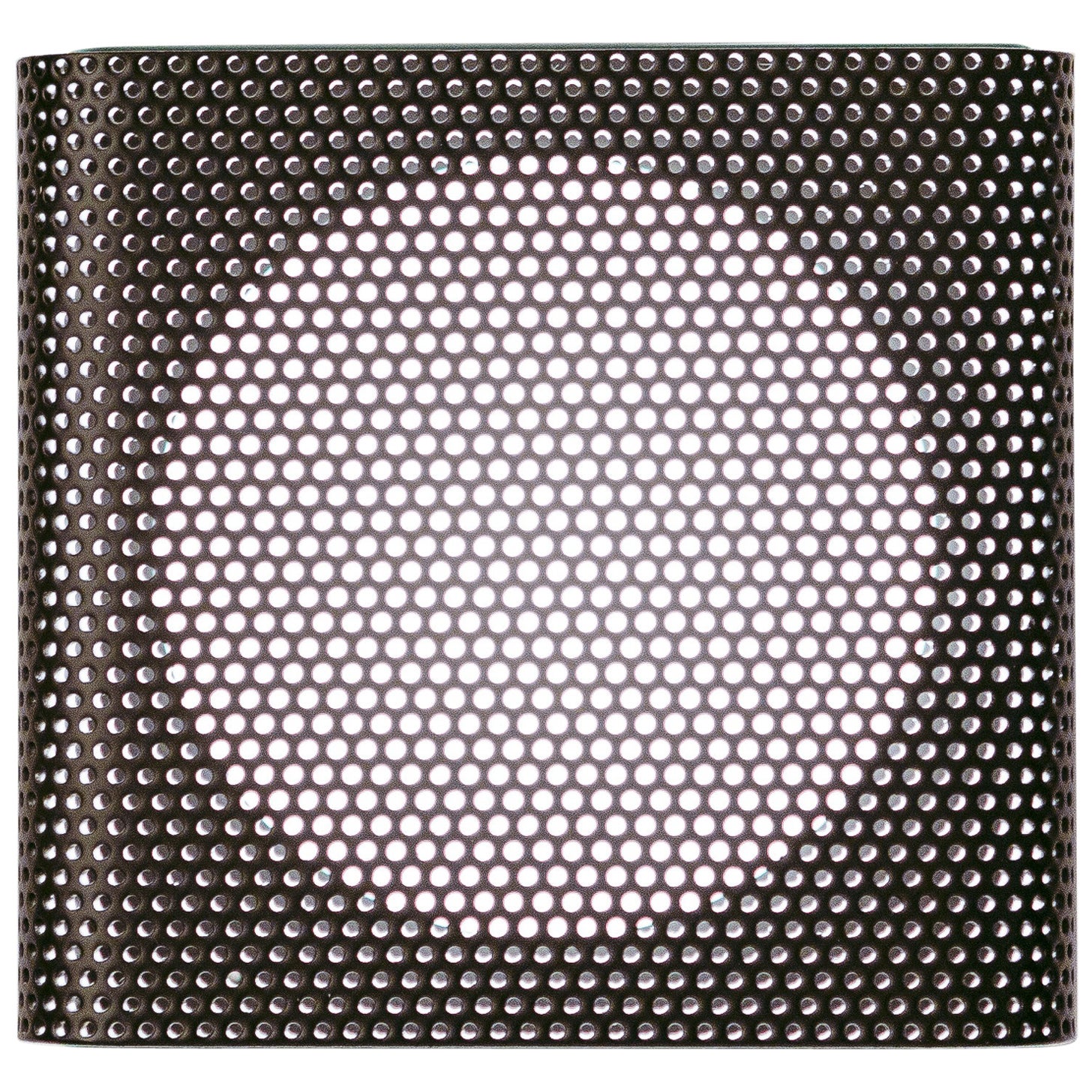 Veil Wall Sconce, Modern Perforated Metal, Glass Globe