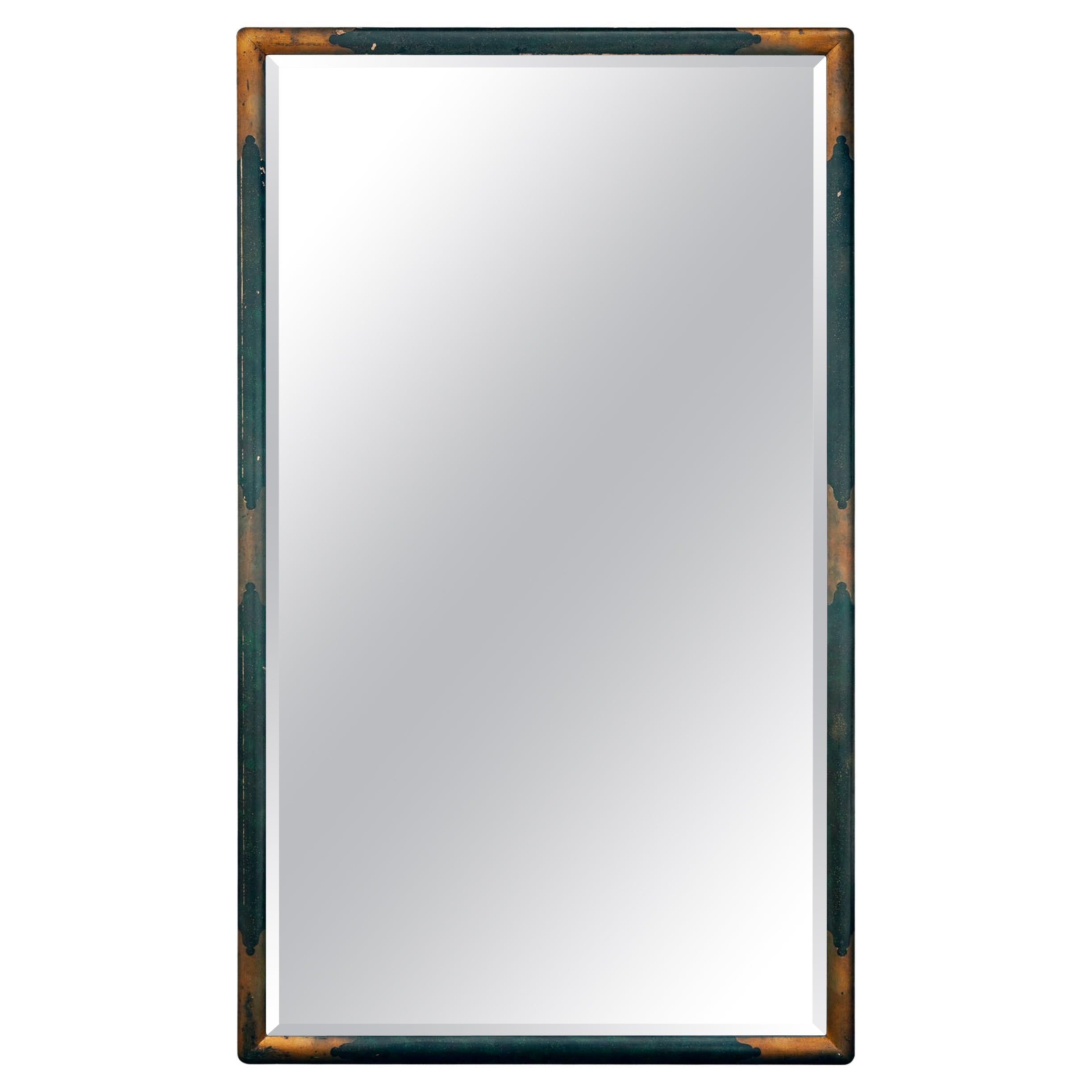 Asian Style Large Beveled Mirror