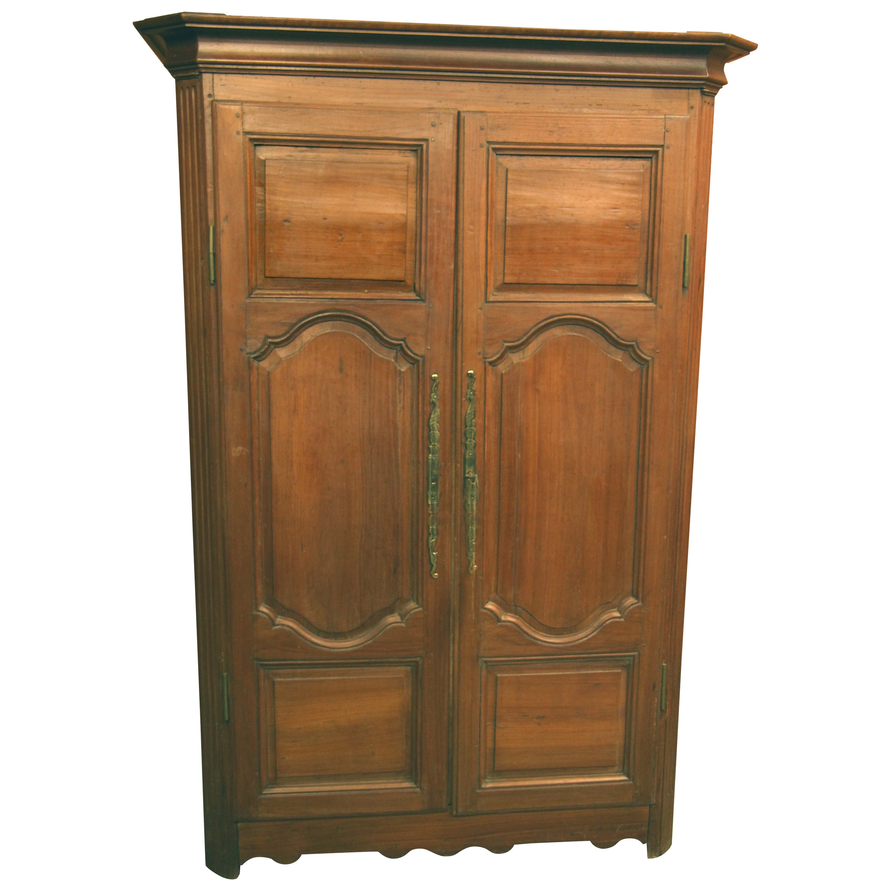 French Fruitwood Armoire For Sale