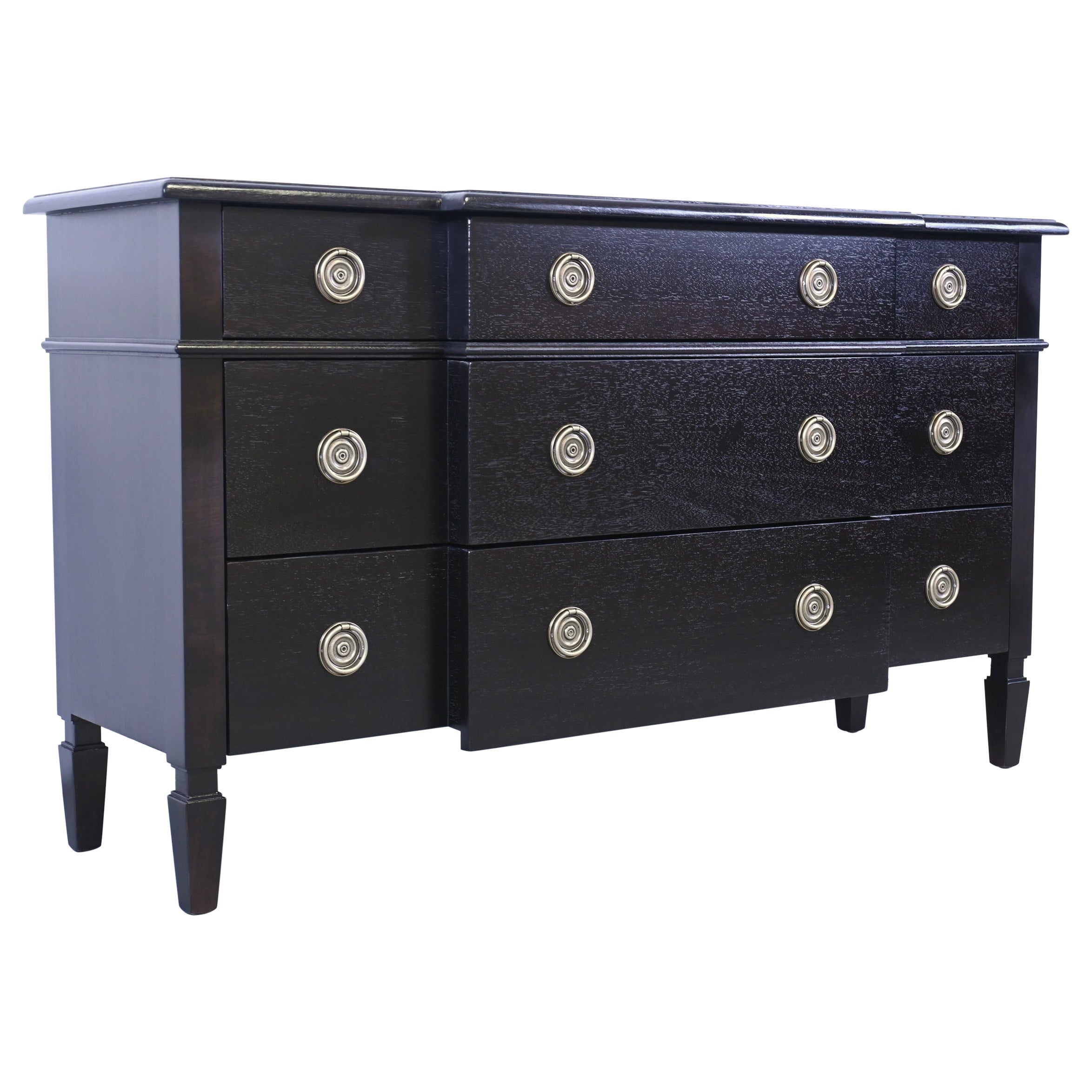 Barbara Barry for Milling Road Furniture Dark Maple Dresser For Sale