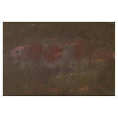 Grard Cyne, artiste français, Pastel sur papier, composition abstraite