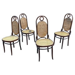 Antique Four Chairs in the Thonet Style, circa 1900