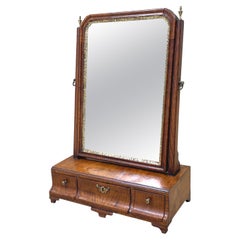 18th Century Walnut Dressing Table Mirror