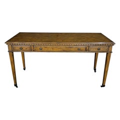 Vintage Handsome Designer Writing Desk by Barclay Butera