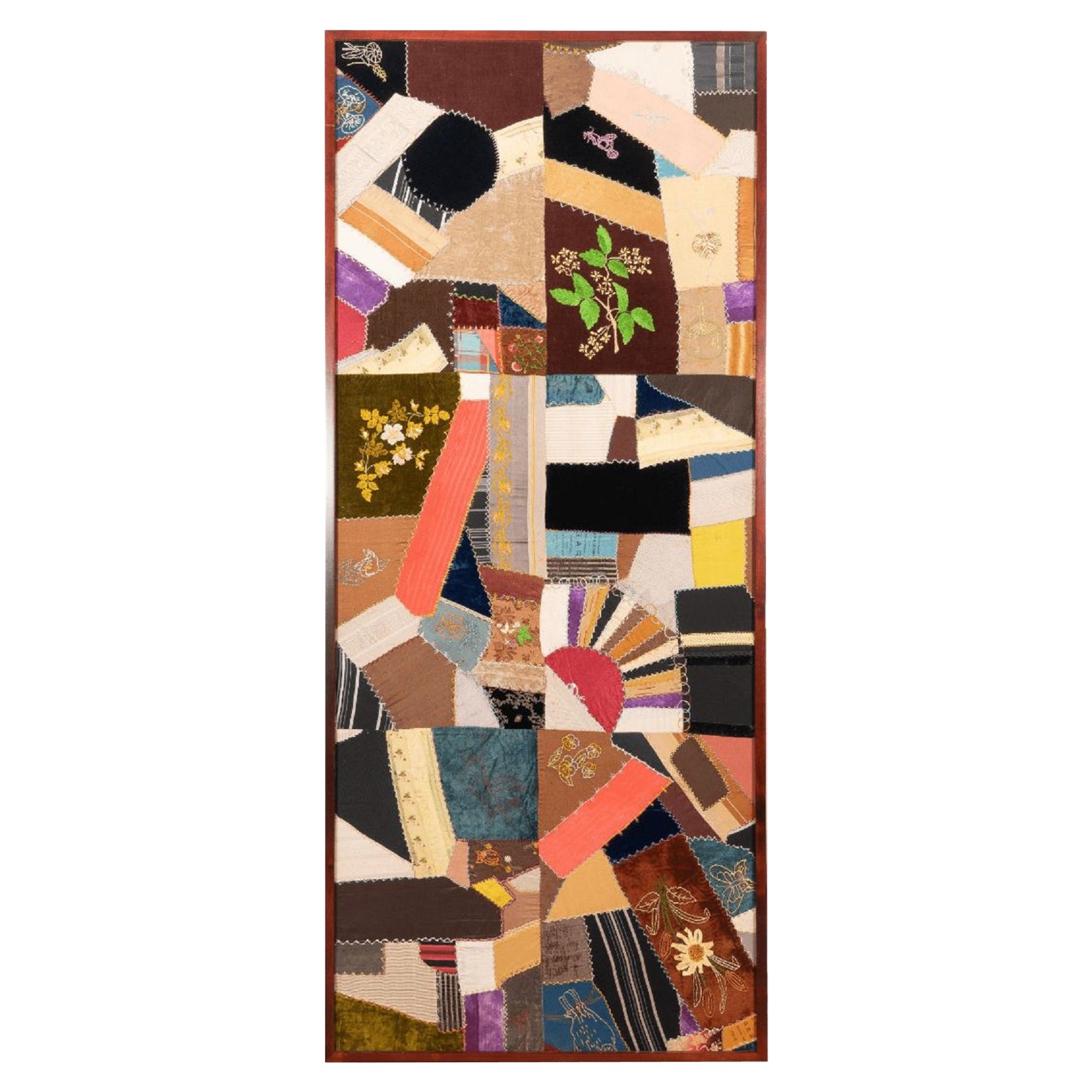 Small Wall Hanging Hemp and Black by All Roads For Sale at 1stDibs