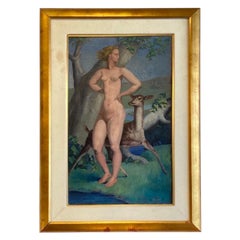 Vintage Art Deco Diana Tableau