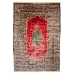 Vintage Fine Cyrus Crown Kerman Carpet