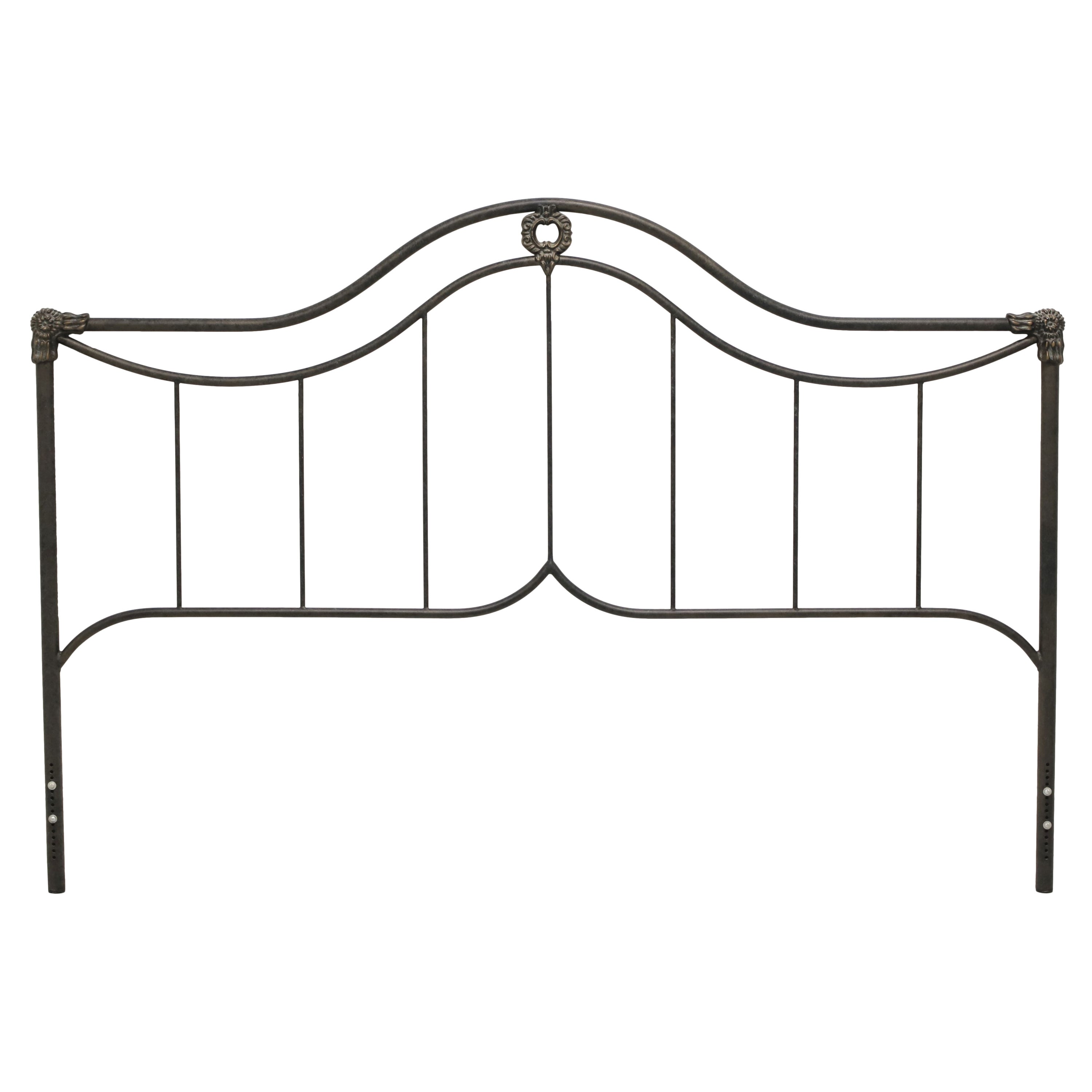 Late 20th Century Metal French Country King Headboard
