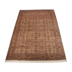 Vintage Pakistani Isfahan Design Carpet