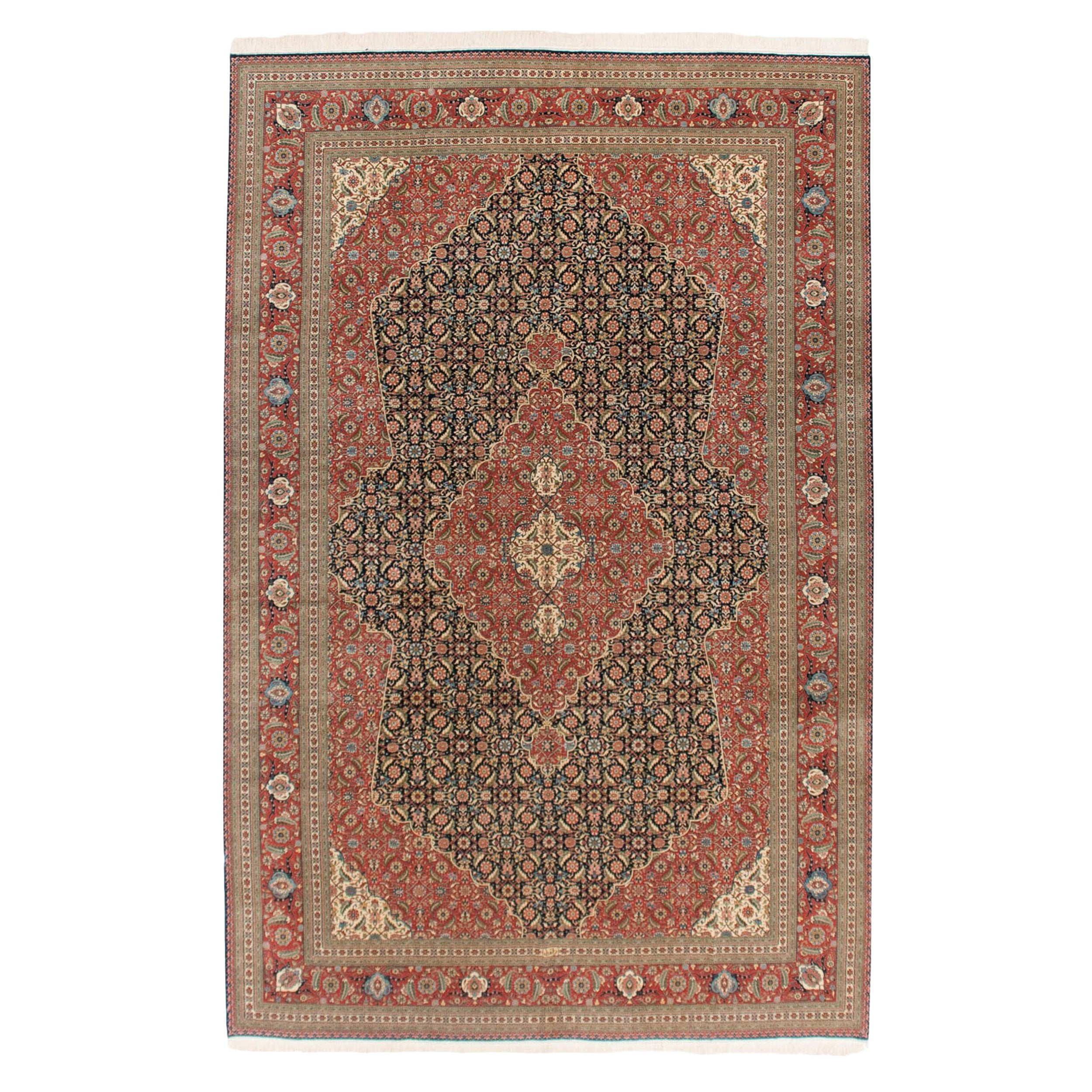 Tappeto vintage bulgaro Tabriz Design