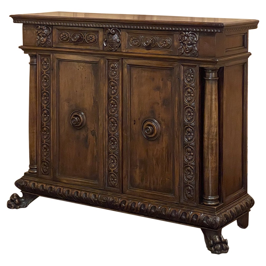 Early 19th Century Italian Walnut Renaissance Revival Buffet