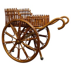 Vintage Bamboo Cart