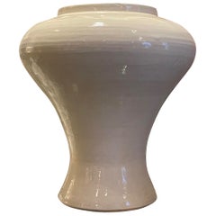 Cream Extra Extra Large Shaped Vase, China, Contemporary