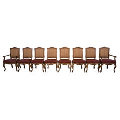 Baker Furniture French Provincial Dining Chairs, Set of 8